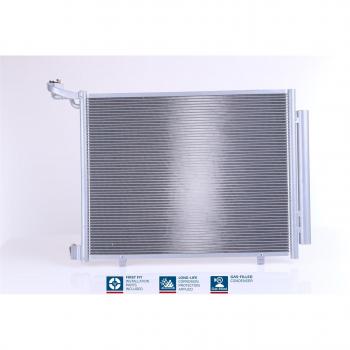 Condensador de aire acondicionado NISSENS 941094 con secador, Aluminio, compatible con Ford Fiesta 7, refrigerante R134a