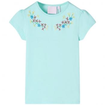 Camiseta infantil aguamarina claro 116