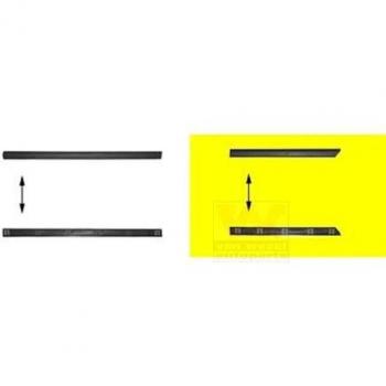 Listón embellecedor protector para puerta Volkswagen Golf 3 VAN WEZEL 5880425