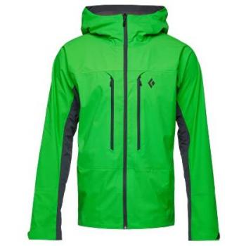 Black Diamond Chaqueta Softshell Dawn Patrol Hybrid para Hombre, color 3048-Vibr Green, diseño híbrido, resistente al viento y al agua, con propiedades de transpirabilidad y movilidad