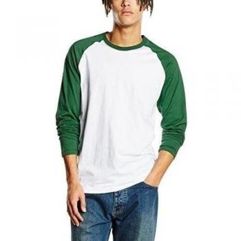 DICKIES, Lake Worth - Camiseta De Manga Larga de manga larga para hombre, color bottle green, talla Large