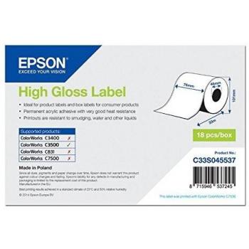 Epson C33S045537 etiqueta de impresora - Etiquetas de impresora