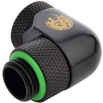 Bitspower G1/4 90-Degree Dual Rotary Adapter Fitting - Matte Black