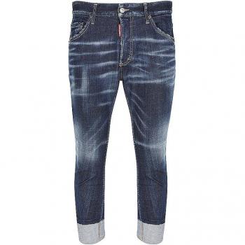 DSQUARED2 Men's Cropped Sailor Jeans, Blue, Size M (48)