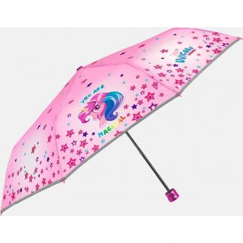 Paraguas infantil plegable 50/8 manual unicornio Perletti Kids