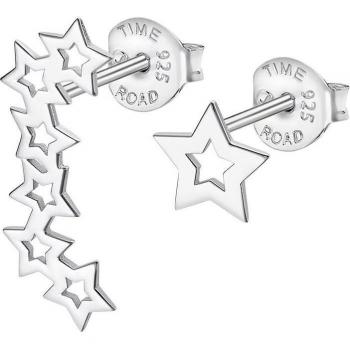 Pendientes Time Road WS03065 de Plata para Mujer, Acabado Brillo