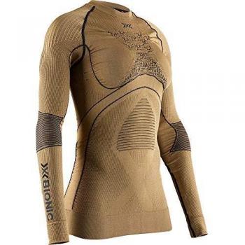 X-Bionic Camiseta Ml C/Redondo Radiactor 4.0 Mujer Oro