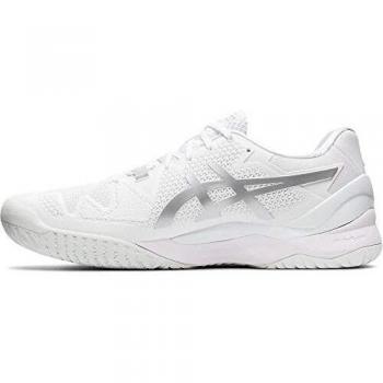 ASICS 1041A079-100-13, Zapatillas de Correr Hombre, Blanco y Plata Pura, 48 EU