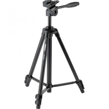Trípode Velbon EX-230II con soporte para smartphone, 3 secciones, altura ajustable de 43,5 a 123 cm, capacidad de carga de 2 kg