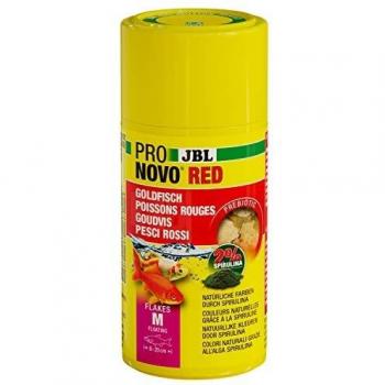 JBL ProNovo Copos Rojos M - Alimento Base para Peces Rojos de 8 a 20 cm - Formato: 100 ml