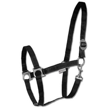 Halfter de Perlon Waldhausen - Negro / Poni