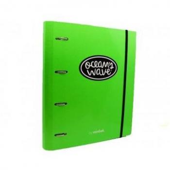 Carpeblock 4A 35 mm A4 + Recambio 100 + 20 Hj 90 Gr + Separador Ocean's Wave Verde Neon