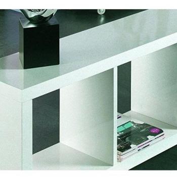 Haku Möbel 87386 Lowboard Mesa Auxiliar o de Centro Blanco 30 x 117 x 50 cm