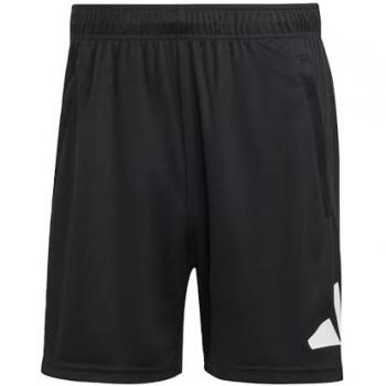 Shorts de Entrenamiento Adidas Essentials Logo Hombre 2XL Negro Blanco