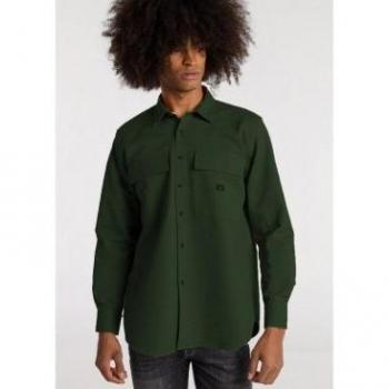 Camisa de manga larga verde Lois Jeans - Tallaje en Pulgadas