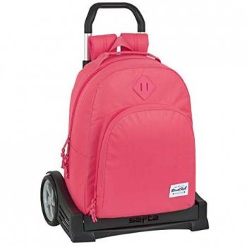 Mochila Escolar con Ruedas Evolution BlackFit8 M860A Rosa (32 x 42 x 15 cm)