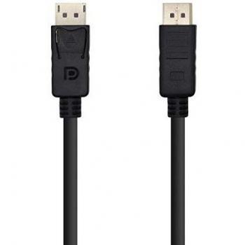 AISENS - A124-0388 - Cable DISPLAYPORT V1.2 4K@60HZ, DP/M-DP/M, Negro, 10M