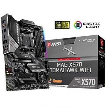 MSI MAG X570 TOMAHAWK WIFI Motherboard ATX - Supports AMD Ryzen 5000 Series Processors, AM4 - Mystic Light, DDR4 Boost