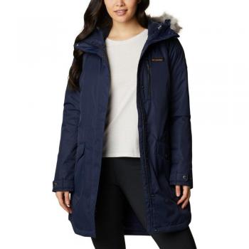 Columbia Women's Suttle Mountain Long Insulated Jacket - Dark Nocturnal, Size: Large