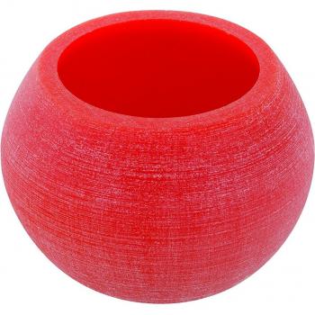 Decoragloba DG-W 23-D - Vela circular hueca, sin mecha, diámetro 23 cm, color naranja