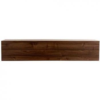 Miliboo - Elemento de pared TV horizontal acabado nogal ETERNEL