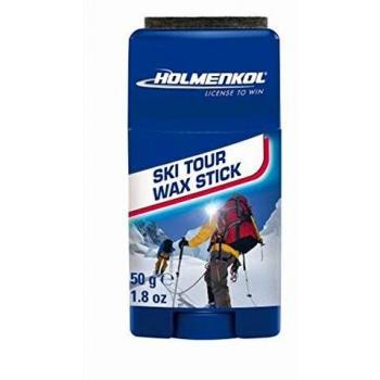 Holmenkol Cera Ski Tour Stick 50 Gr - Barra de cera para esquí, formato stick de 50 gramos, ideal para condiciones de nieve variadas, fácil aplicación y transporte