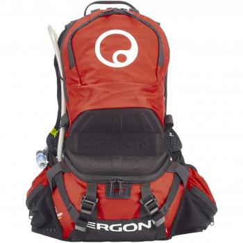 Ergon BE2 Enduro Mochila, Unisex Adulto, Negro y Rojo, S-L