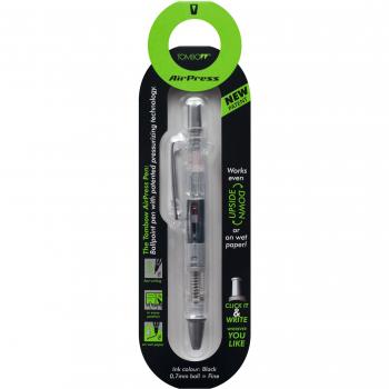 Bolígrafo Tombow Air Press - Bola 0,7 mm - Color transparente