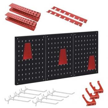 Planificador BOUDECH - Organizador de herramientas para pared, panel perforado para garaje y taller