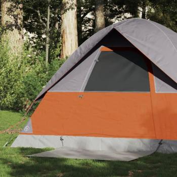 Tienda de campaña iglú para 2 personas impermeable en colores azul, gris, naranja y verde