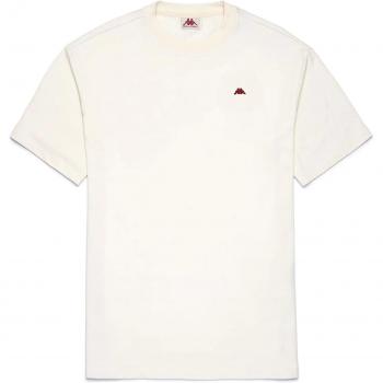 Di Kappa Darphis Unisex Short Sleeve T-Shirt in White Mastic, Size L
