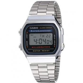 Casio Reloj con Correa de Acero Inoxidable A168WA-1A