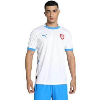 PUMA Czech Republic Men's Away Jersey 2024 - White/Blue - XL