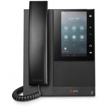 POLY CCX 505 Business Media Phone con Open SIP, pantalla LCD de 24 líneas y conectividad Wifi