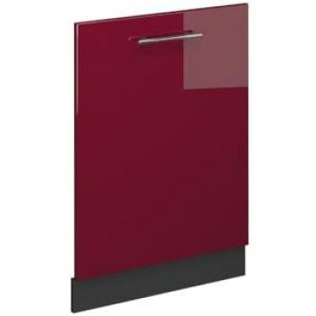 Panel Frontal para Lavavajillas Fame-Line, Alto Brillo Burdeos/Antracita, 60 cm Sin Encimera