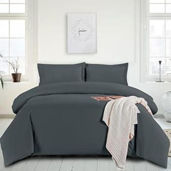 Wavve Funda Nórdica para Cama 135/150, Funda de Edredón de Microfibra 240x220 cm para Cama 150x200, con 2 Fundas de Almohada 40x75 cm, Suave y Transpirable