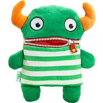 Peluche Monstruo Come Miedos Pat - 23 cm, Verde y Naranja, Schmidt Spiele