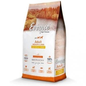 Evoque Adult Medium & Large pollo y pavo 12kg