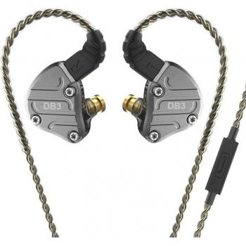 Auriculares In Ear NiceHCK DB3 Híbridos 2DD + 1BA con Monitoreo HIFI para Deportes y DJ