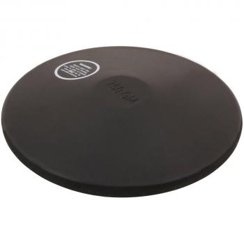 HAEST VINEX Disco de Entrenamiento de Caucho Negro – 0,75 kg – Lanzamiento de Disco