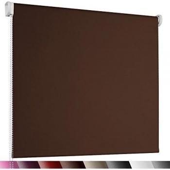 Jago - Estor enrollable de color marrón y tamaño 120 x 230 cm