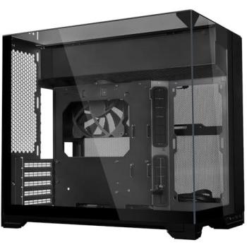 Caja Gaming Lian Li O11 Vision-M Micro-ATX con Vidrio Templado y Doble Cámara - Negra