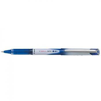 Pilot - V-Ball Grip 05 - Bolígrafo Roller Tinta Liquida - Azul - Punto Fino - Caja 12 unidades
