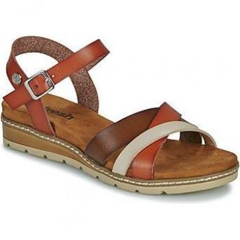 Sandalia de mujer Refresh 171777 Camel Hebilla