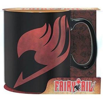 ABYstyle - FAIRY TAIL - Taza - 460 ml - Lucy, Natsu y Emblema