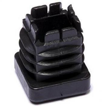Brinox B75615N Contera Interior Cuadrada, Negro, 16 x 16 mm, Set de 50 Piezas