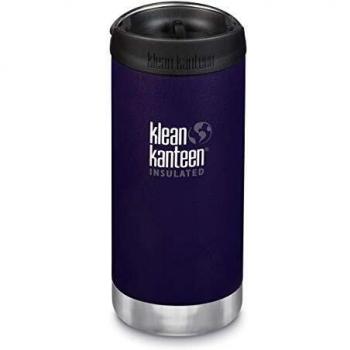 Klean Kanteen Botella TKWide 12oz, Adultos Unisex, Morado, 76,2 x 76,2 x 184,15mm