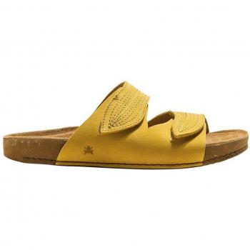 Sandalias planas de mujer El Naturalista N5793 en color Camel