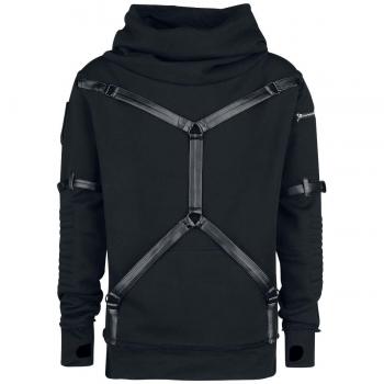 Heartless Adams Top Sudadera con capucha Negro