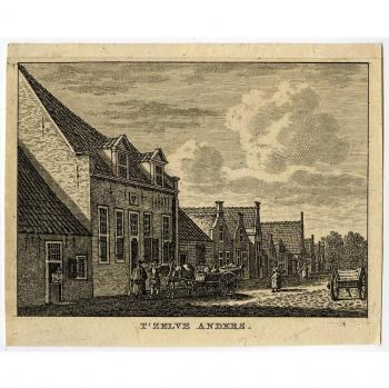 Antiguo print-wemeldinge-zeeland-zuid beveland-bulthuis-bendorp-1792
